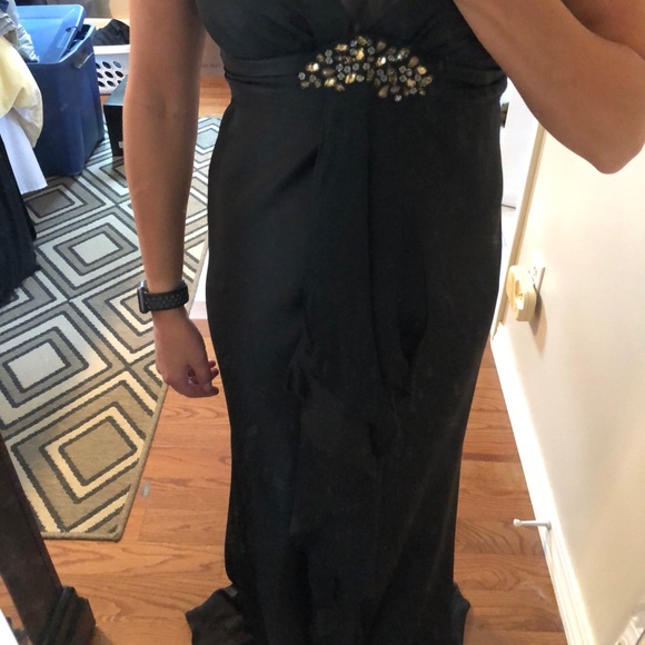 Allen Schwartz Black Evening Gown - Picture 5 of 8